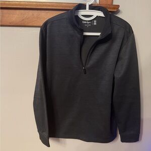 Walter Hagen Men's Black Zip-Up Sweater